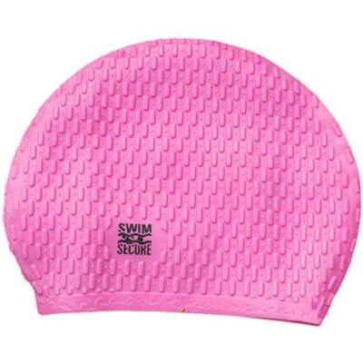 Swim Secure Bubble Swim Hat - Pink - Unisex Swim Secure Bubble Swim Hat - Pink - Unisex