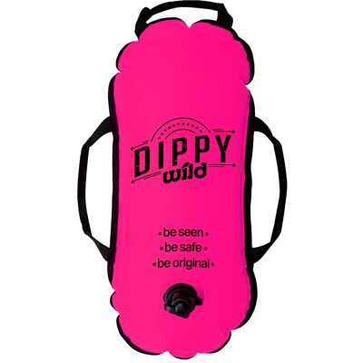 Dippy Swim Wild Swim Tow Float - Open Water Swimming Buoy - Dippy Swim Wild Swim Tow Float - Open Water Swimming Buoy -