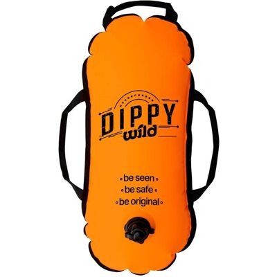 Dippy Swim Wild Swim Tow Float - Open Water Swimming Buoy - Dippy Swim Wild Swim Tow Float - Open Water Swimming Buoy -