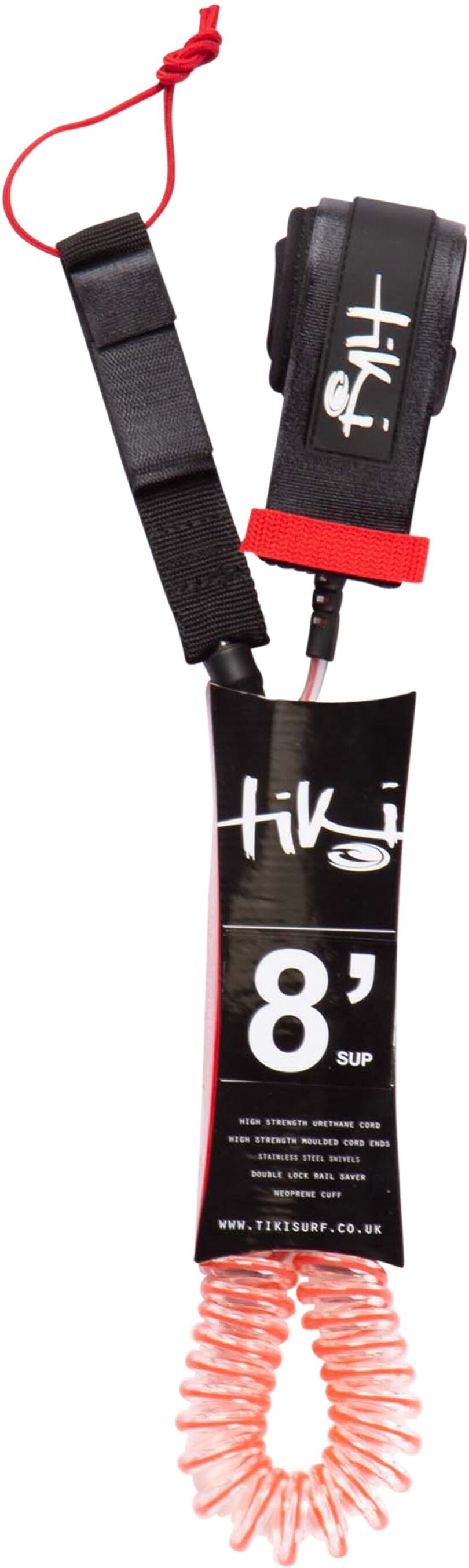 Tiki Surf 8'0 Sup Leash Red -