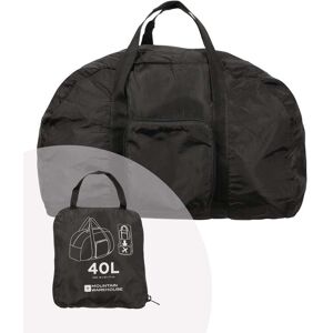 Mountain Warehouse Cabin Sized Packable Holdall - 40L - Black - Black - Size: ONE Mountain Warehouse Cabin Sized Packable Holdall - 40L - Black - Black - Size: ONE