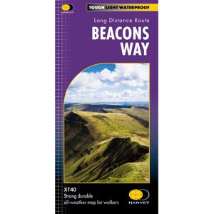 HARVEY Maps Beacons Way Trail Map - HARVEY Maps Beacons Way Trail Map -