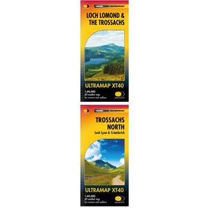 HARVEY Maps Loch Lomond & the Trossachs Ultramap Set - HARVEY Maps Loch Lomond & the Trossachs Ultramap Set -