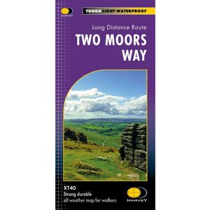 HARVEY Maps Two Moors Way Trail Map - HARVEY Maps Two Moors Way Trail Map -