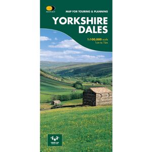 HARVEY Maps Yorkshire Dales Touring and Planning Map - HARVEY Maps Yorkshire Dales Touring and Planning Map -