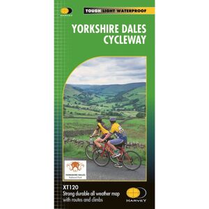 HARVEY Maps Yorkshire Dales Cycleway Map - HARVEY Maps Yorkshire Dales Cycleway Map -