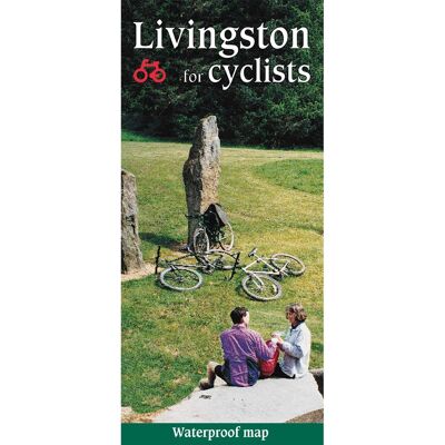 HARVEY Maps Livingston for Cyclists Cycle Map - HARVEY Maps Livingston for Cyclists Cycle Map -