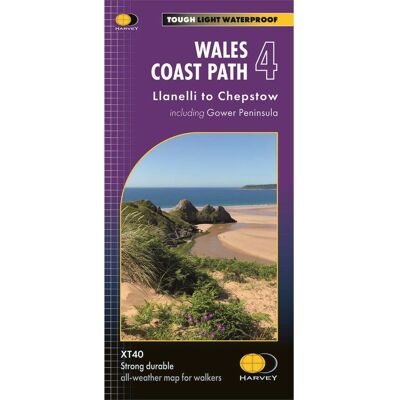 HARVEY Maps Wales Coast Path 4 Trail Map - HARVEY Maps Wales Coast Path 4 Trail Map -