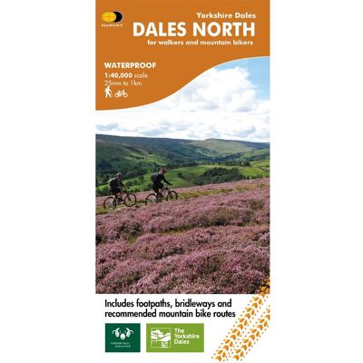 HARVEY Maps Dales North Cycle Map - HARVEY Maps Dales North Cycle Map -