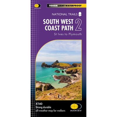 HARVEY Maps South West Coast Path 2 Trail Map - HARVEY Maps South West Coast Path 2 Trail Map -