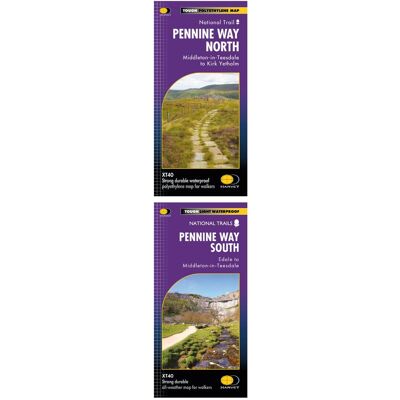 HARVEY Maps Pennine Way Trail Map Set - HARVEY Maps Pennine Way Trail Map Set -