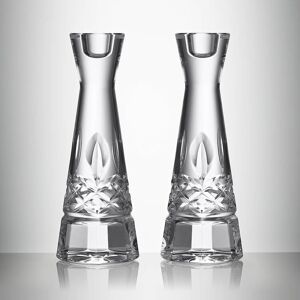 Waterford Lismore Round Candlestick 20cm, Set of 2 Waterford Lismore Round Candlestick 20cm, Set of 2