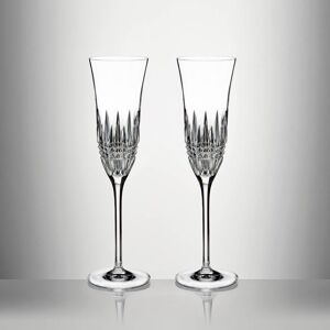 Waterford Lismore Diamond Essence Flute 8 OZ Set/2 Waterford Lismore Diamond Essence Flute 8 OZ Set/2