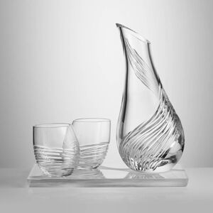 Waterford Mastercraft Water Carafe 38oz and Tumbler 12oz Set/2 Waterford Mastercraft Water Carafe 38oz and Tumbler 12oz Set/2