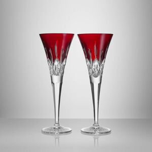 Waterford Lismore Red Toasting Flute 170ml Set of 2 Waterford Lismore Red Toasting Flute 170ml Set of 2
