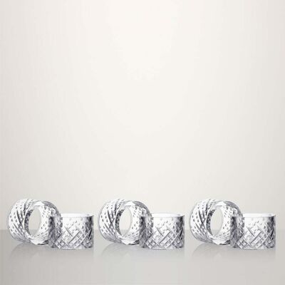 Waterford Celebrations Napkin Rings, Set of 6 Waterford Celebrations Napkin Rings, Set of 6