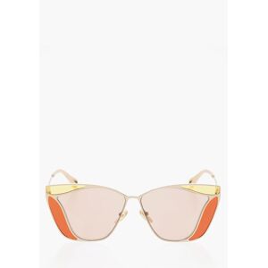 Chloe Metal Frame GEMMA Sunglasses with Contrasting Details size 59 - Female