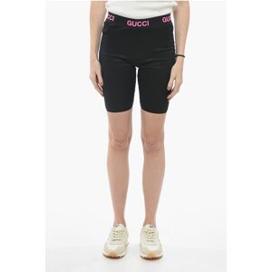 Gucci Biker Shorts with Logoed Waistband size S - Female