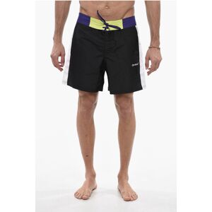 Off-White SEASONAL Swimshorts ARROW BLOCK SUNSET with Drawstrings size S - Male