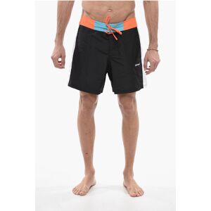 Off-White SEASONAL Swimshorts ARROW BLOCK SUNSET with Drawstrings size S - Male