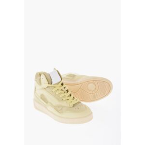 Jil Sander Leather BASKET High-Top Sneakers With Rubber Sole size 36 - Female