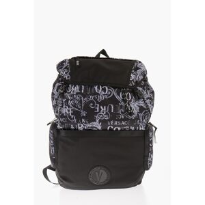 Versace JEANS COUTURE All-Over Logo Multipockets Backpack size Unica - Male