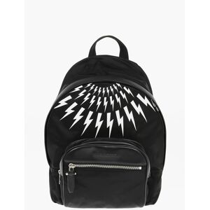 Neil Barrett nylon THUNDERBOLT FAIRISLE backpack size Unica - Male