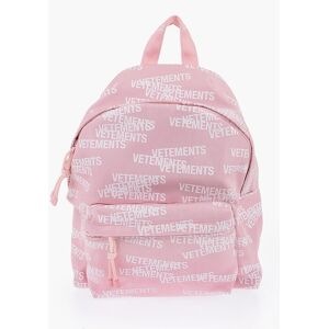 Vetements All-Over Logo Printed Nylon Backpack size Unica - Unisex