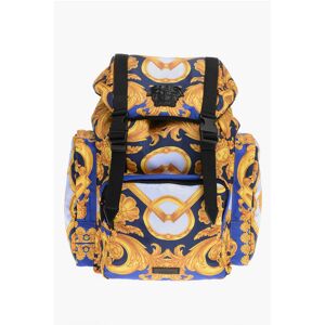 Versace Barocco Patterned Backpack with Medusa Application size Unica - Male