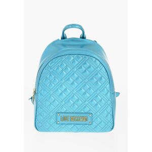 Moschino LOVE Quilted Laminated Faux Leather Backpack size Unica - Female