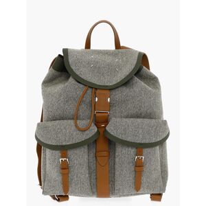 Maison Margiela MM11 Cotton Backpack with Leather Trim size Unica - Male