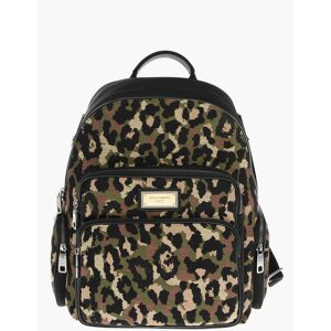 Dolce & Gabbana Outer Pocket Animal Patterned Nylon Backpack size Unica - Male