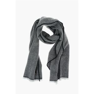 Ermenegildo Zegna herringbone patterned cashmere scarf size Unica - Male