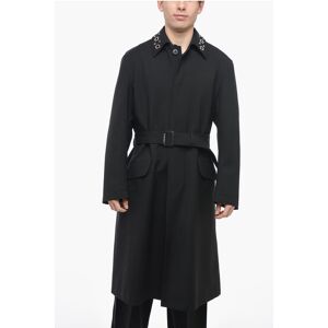 Alexander McQueen Wool Blend RINGHOLE Trenchcoat with Belt size 48 - Male