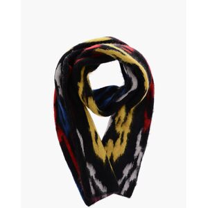 Saint Laurent Wool-blend Maxi Scarf in Leopard Motif size Unica - Male