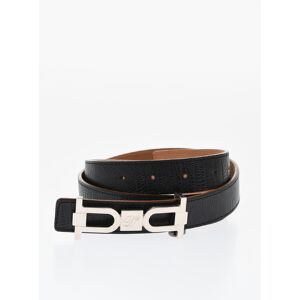 Dsquared2 Crocodile Effect Leather Belt with Silver-Tone Anchor Buckle size Unic - Female Dsquared2 Crocodile Effect Leather Belt with Silver-Tone Anchor Buckle size Unic - Female