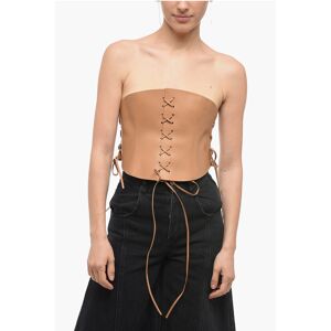 Christian Dior Lace-up Leather Corset Belt with Double Golden Buckle 260mm size 80 - Female Christian Dior Lace-up Leather Corset Belt with Double Golden Buckle 260mm size 80 - Female