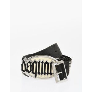 Dsquared2 Studded Leather Belt with Double Buckle 40mm size 80 - Female Dsquared2 Studded Leather Belt with Double Buckle 40mm size 80 - Female