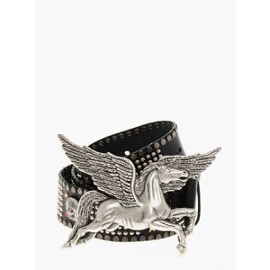 Dsquared2 Studded Leather HORSE Belt with Maxi Buckle 45mm size 110 - Male Dsquared2 Studded Leather HORSE Belt with Maxi Buckle 45mm size 110 - Male