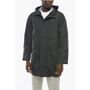 Nike Solid Color Parka with Hood and Hidden Closure size M - Male