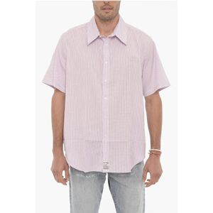 Martine Rose Awning Striped Short Sleeve Shirt size S - Male