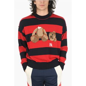 Palm Crew Neck BEAR STRIPES Wool Sweater size S - Male