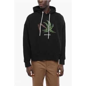 Embroidered BROKEN PALM Hoodie size S - Male