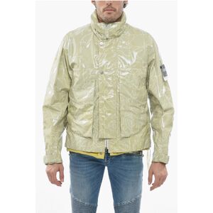 Stone Island Painted Cotton Windproof Jacket with Removable Padded Vest size L - Male