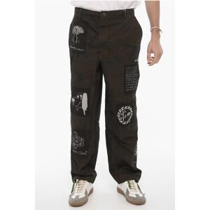 Westfall Printed Camouflage Motif Cargo Pants size S - Male