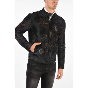 EMPORIO ARMANI Chenille Embroidered Bomber size 52 - Male