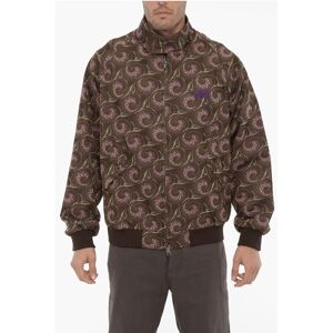 Baracuta NEEDLES Jacquard Fabric Bomber Jacket with Butterfly Embroid size 40 - Male