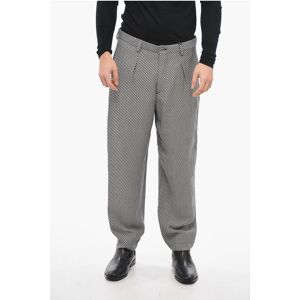 Armani Tapered-fit Pants with Striped Pattern size 52 - Male