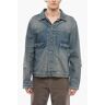424 Zipped Sleeve Lived-in Denim Jacket size M - Male