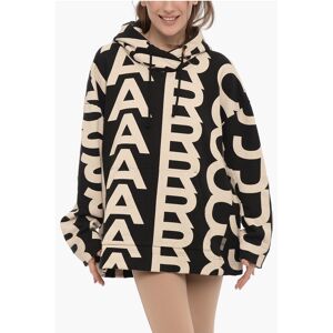 Marc Jacobs All-Over Monogram Oversized Hoodie size S - Female